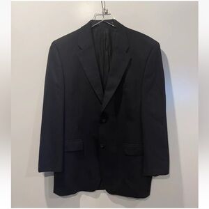 Yale Genton Navy Blue Blazer Suit Coat Jacket‎ Mens Size 42L (BR)